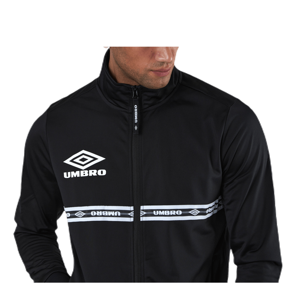 Taped Track Top Black