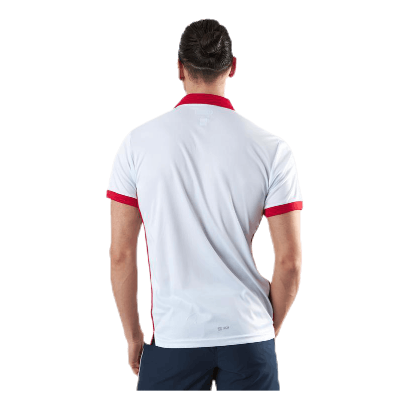 Club Tech Polo White/Red