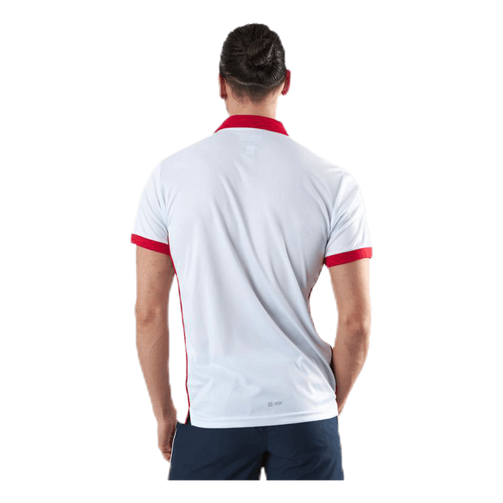 Club Tech Polo White/Red