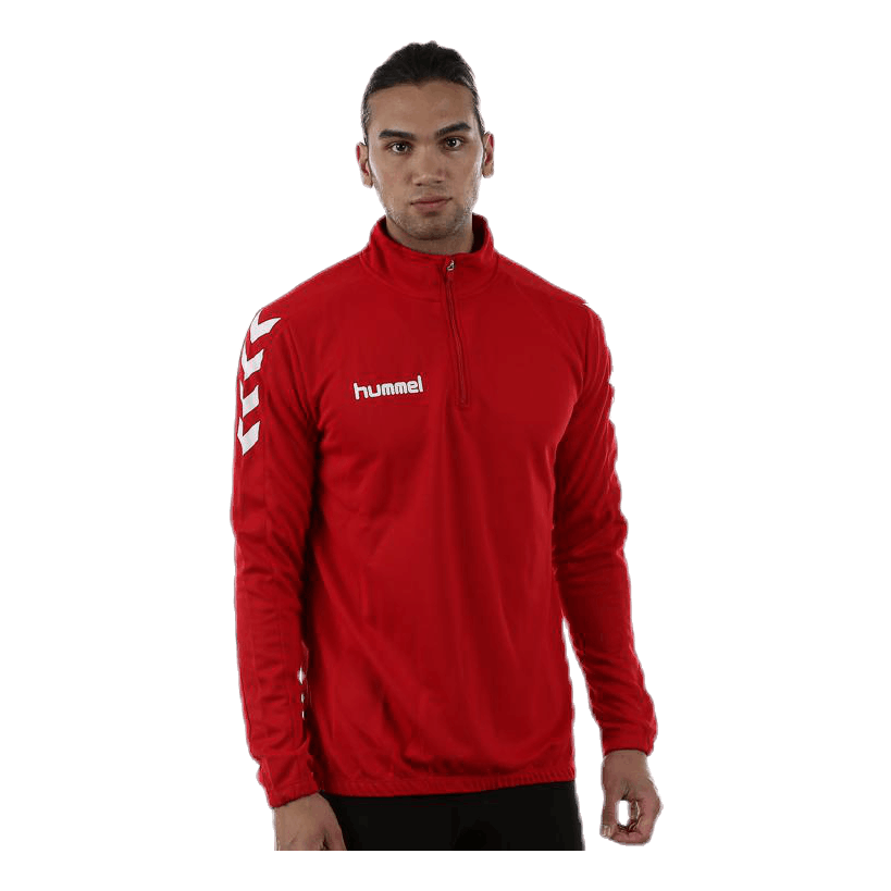 Core 1/2 Zip Sweat Red