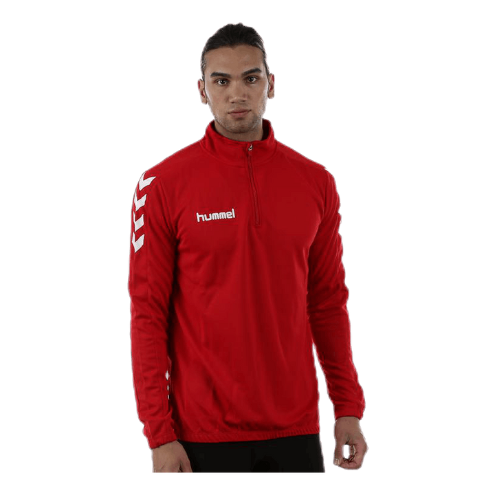 Core 1/2 Zip Sweat Red