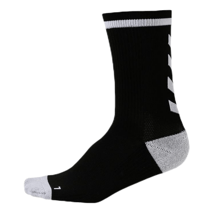 Elite Indoor Sock Low White/Black