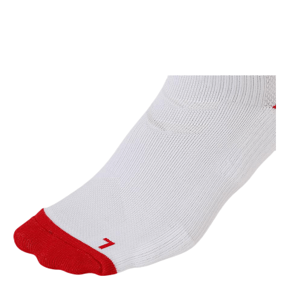 Elite Indoor Sock Low White/Red