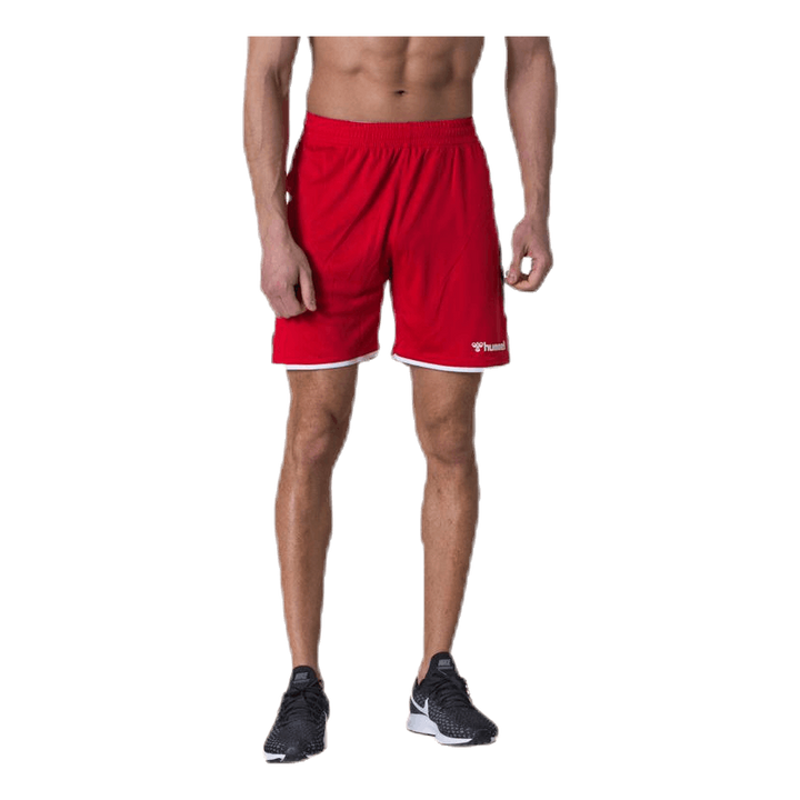 Authentic Poly Shorts Red