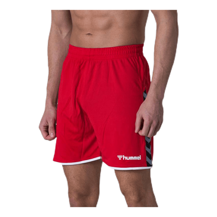 Authentic Poly Shorts Red