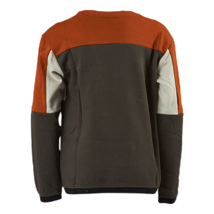 Junior Sander Sweatshirt Orange/Green