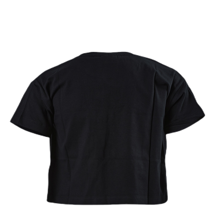 Junior Clare Cropped T-Shirt Black