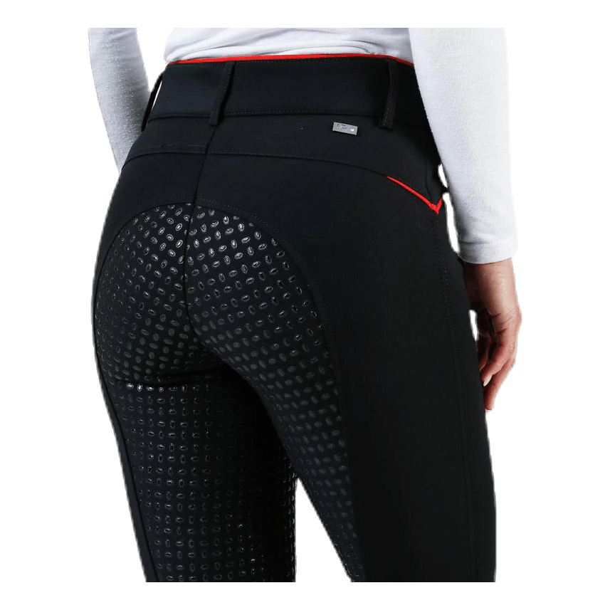 Elina Riding Pants w. Silicon Black