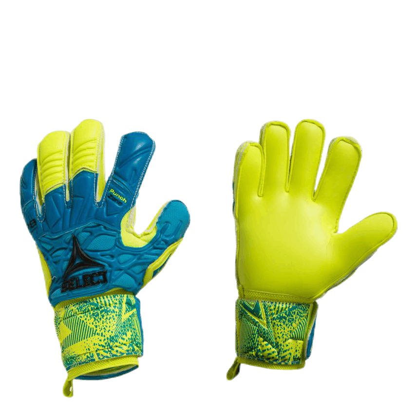 GK Gloves 78 Protection Flat Cut Blue/Yellow