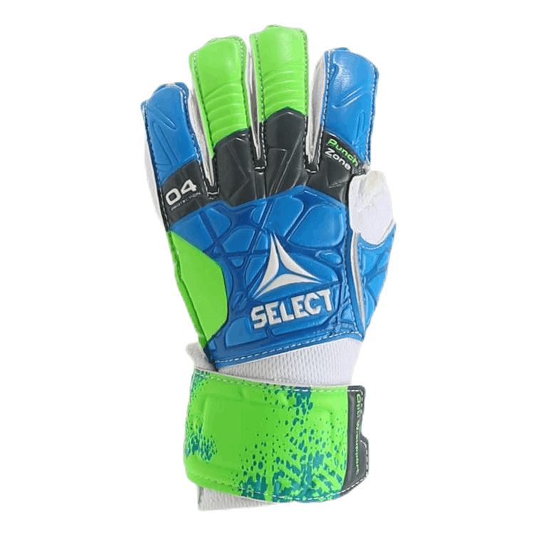 GK Gloves 04 Protection Flat Cut Blue/Green