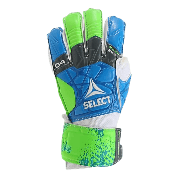 GK Gloves 04 Protection Flat Cut Blue/Green