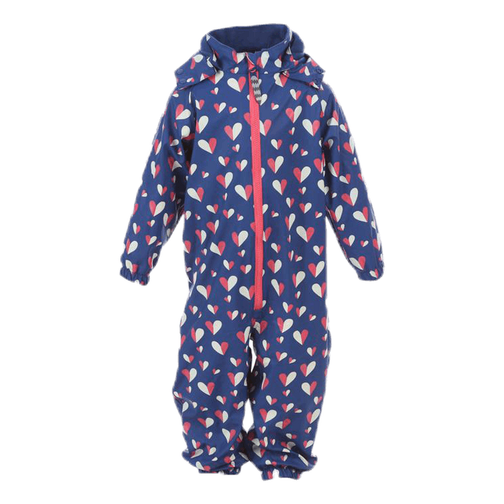 Ruth Fleece Rain Suit Blue