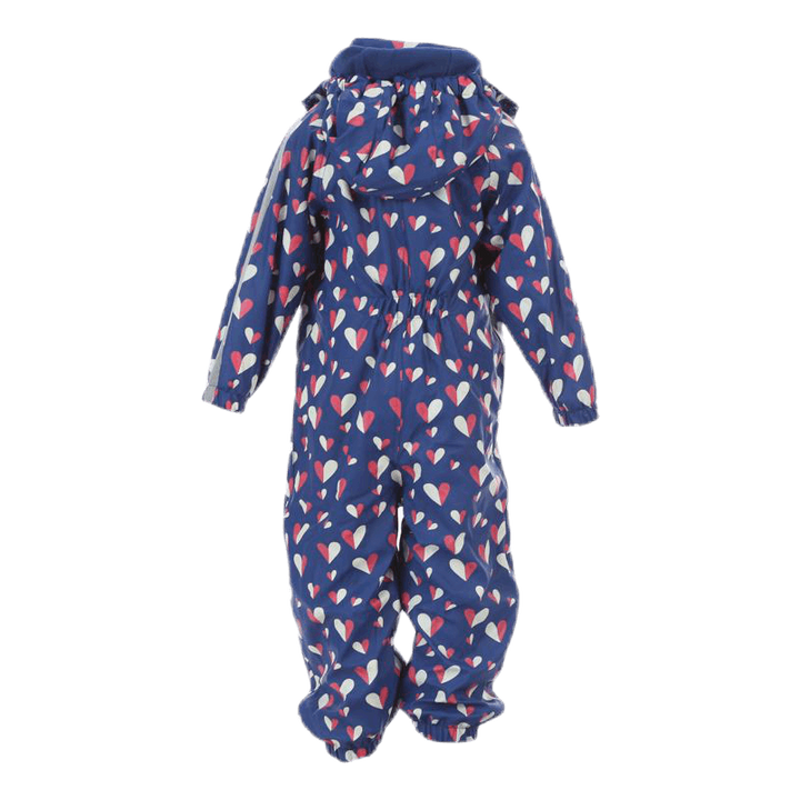 Ruth Fleece Rain Suit Blue