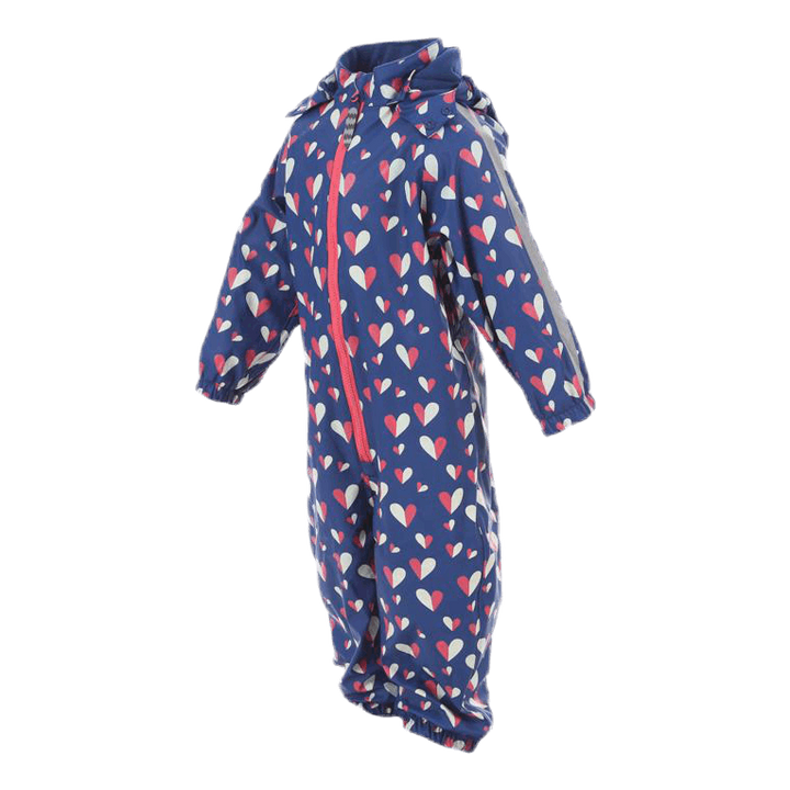 Ruth Fleece Rain Suit Blue