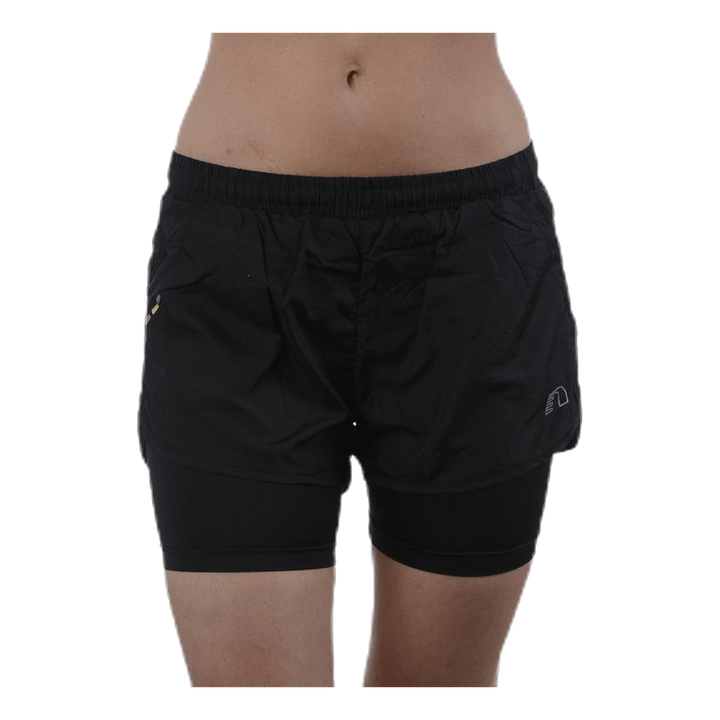 Base 2 Layer Shorts  Black