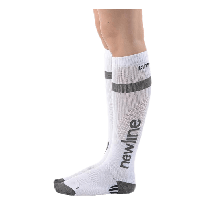 Compression Sock  White