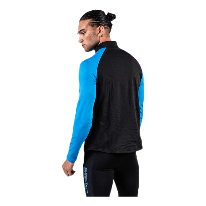 Warm Zip Shirt Blue/Black
