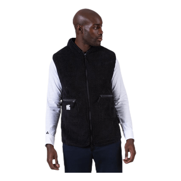 Fleece Vest Black