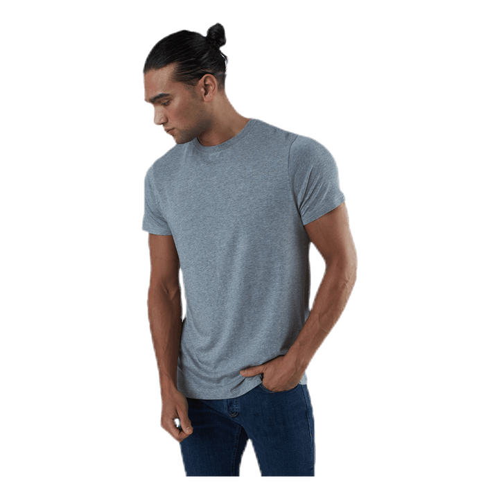 R-neck Bamboo Tee Grey