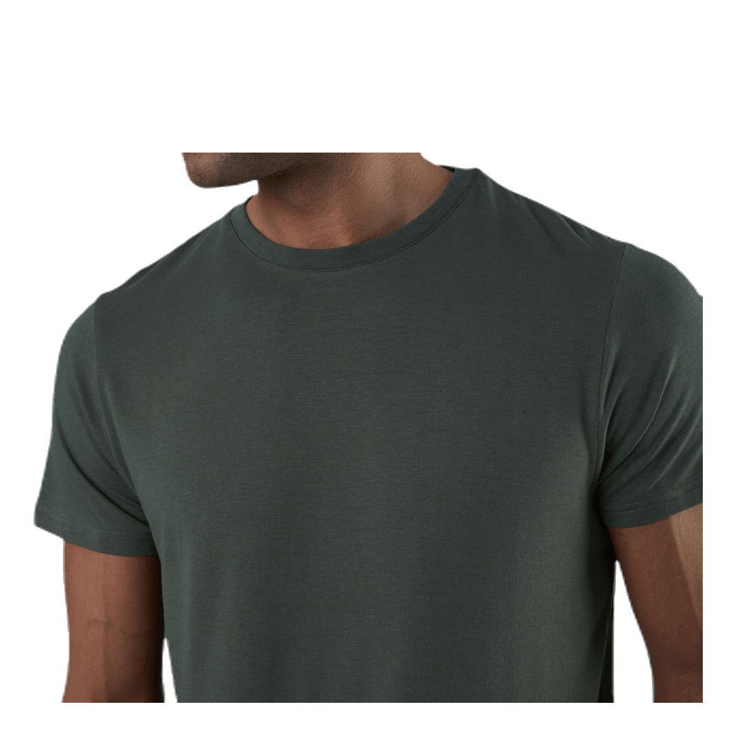 R-neck Bamboo Tee Green