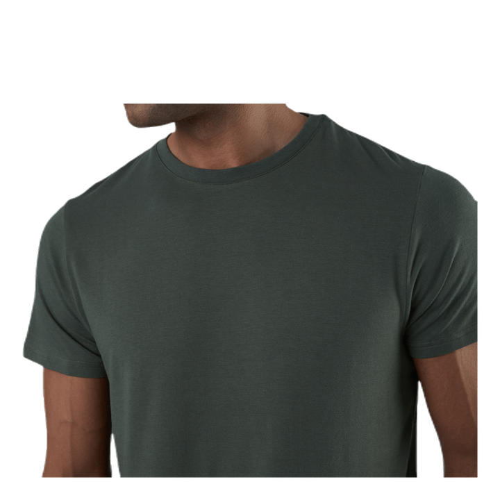 R-neck Bamboo Tee Green