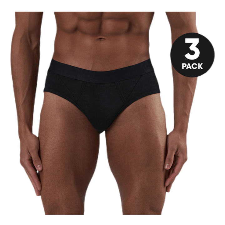 Brief Bamboo 3-Pack Black