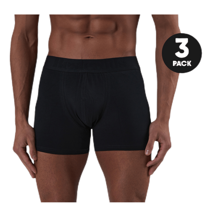 Boxer Organic Cotton 3-pack Black