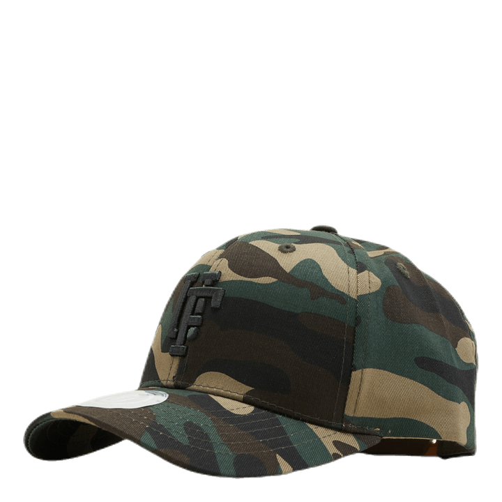 Spinback Youth Baseball Cap Patterned/Green