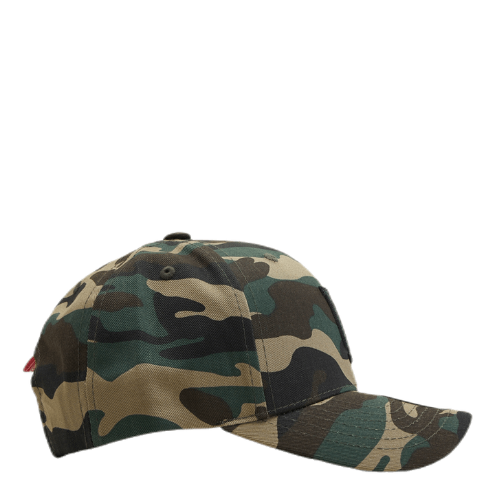 Spinback Youth Baseball Cap Patterned/Green