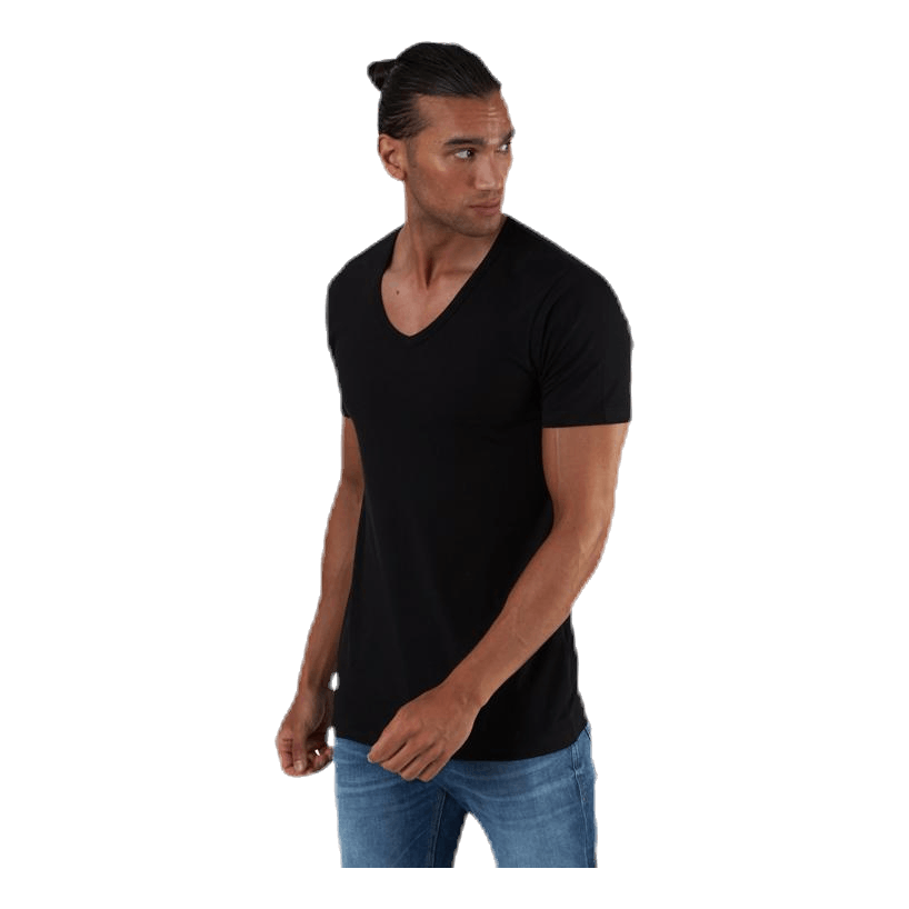 Basic V-Neck Tee S/S Black