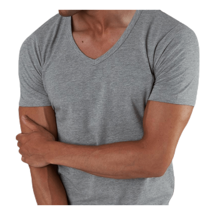 Basic V-Neck Tee S/S Grey