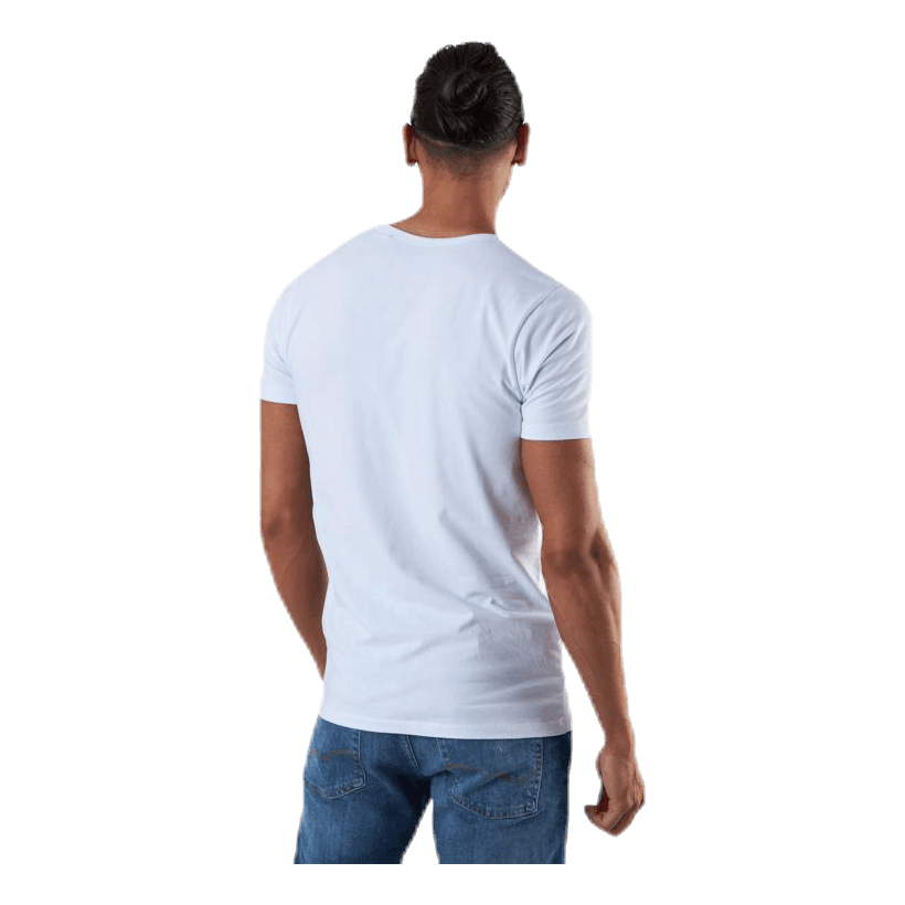 Basic V-Neck Tee S/S White