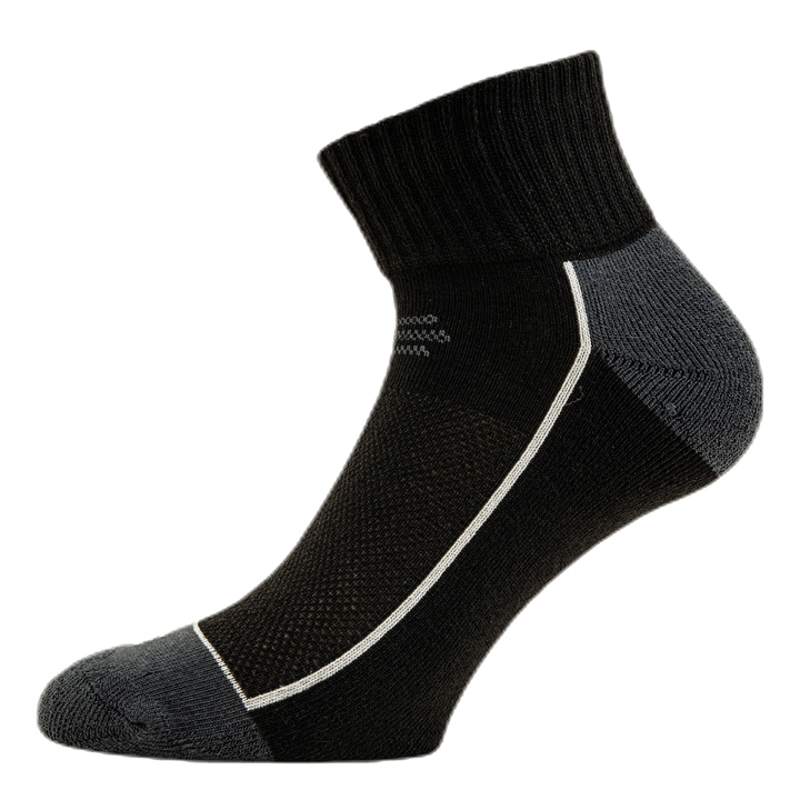 Avery Quarter Socks 3-pack Black