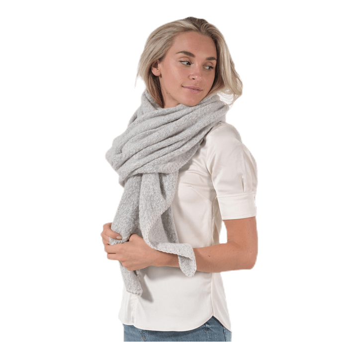 Pyron Long Scarf White