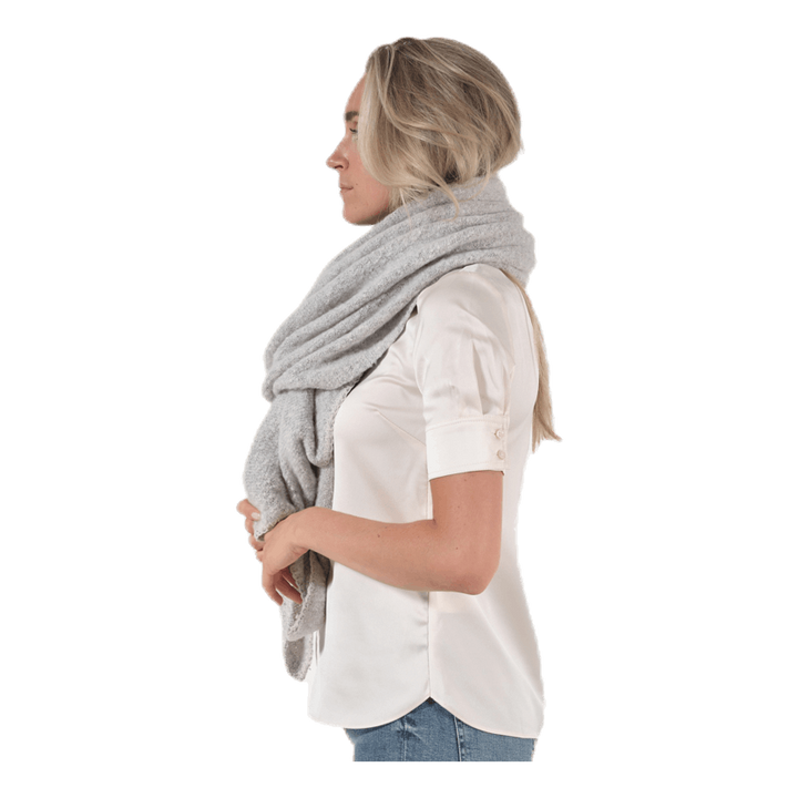 Pyron Long Scarf White