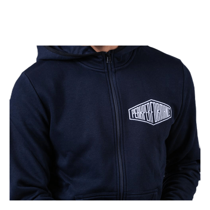 Comfy Zip Hood Blue