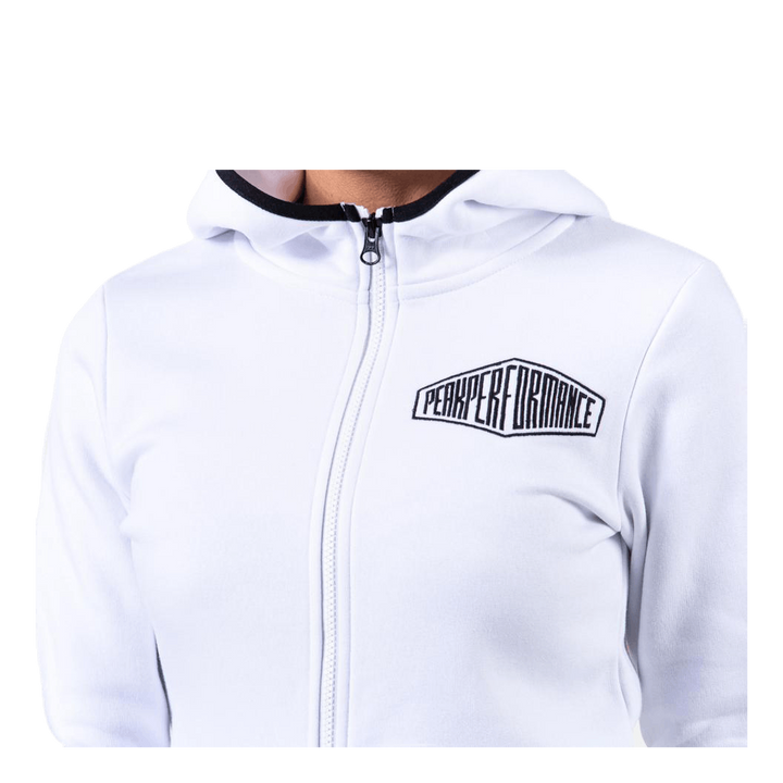 Comfy Zip Hood White