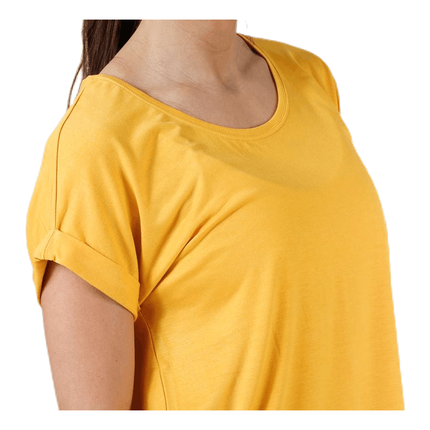 Moster S/S O-Neck Top Jrs Yellow