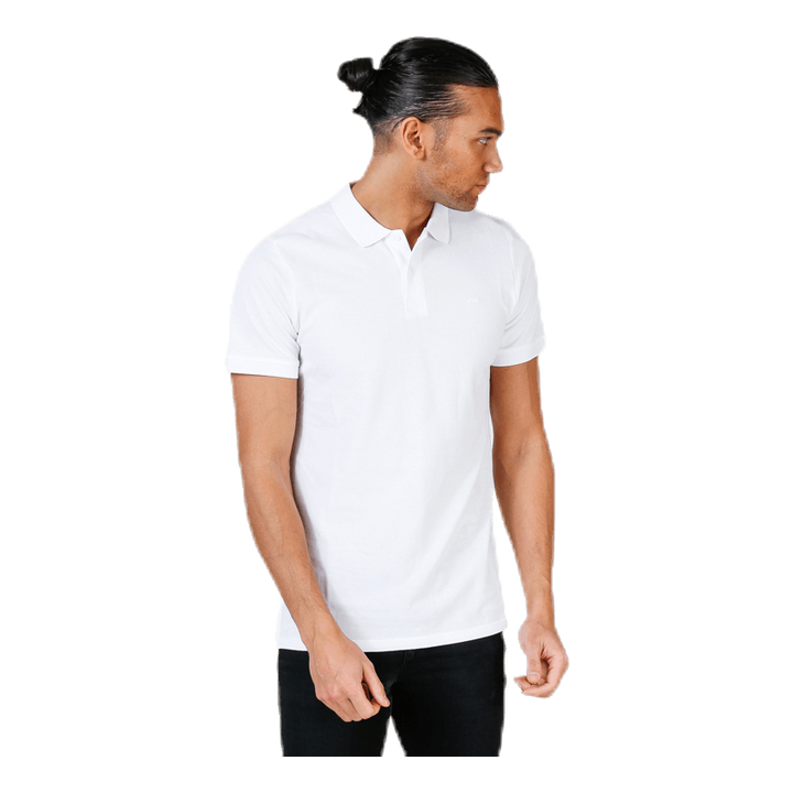 Basic Polo Ss White