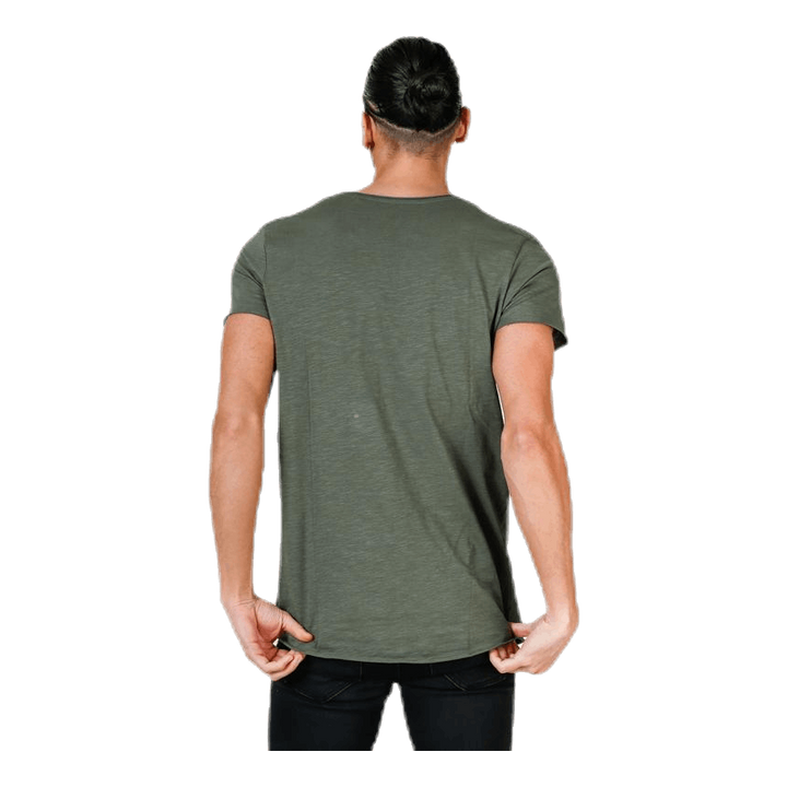 Bas Tee Ss U-Neck Green