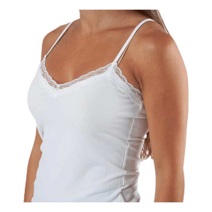 Kate Lace Singlet White