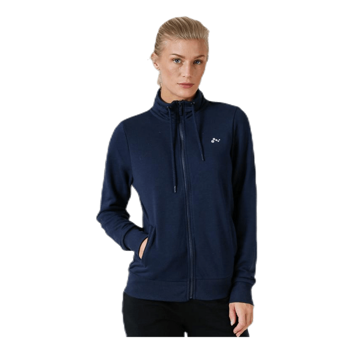 Elina High Neck Sweat Blue