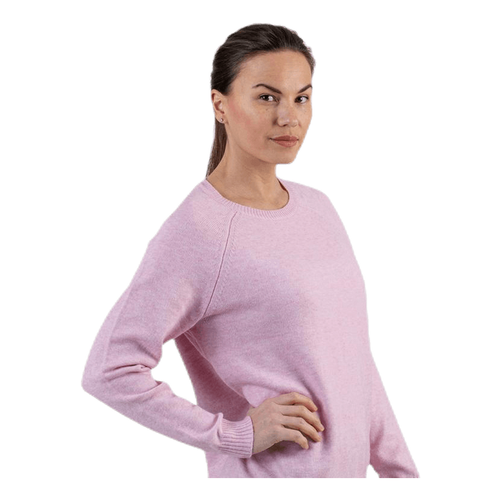 Lesly Kings L/S Pullover Knt Pink