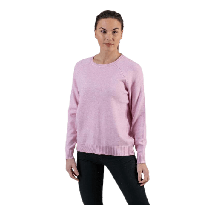 Lesly Kings L/S Pullover Knt Pink