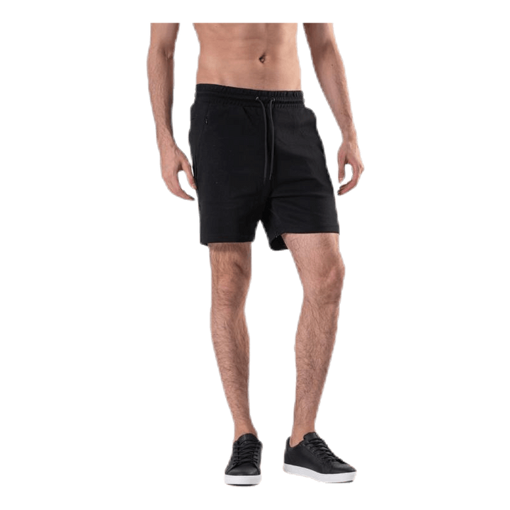 Clean Sweat Shorts  Black