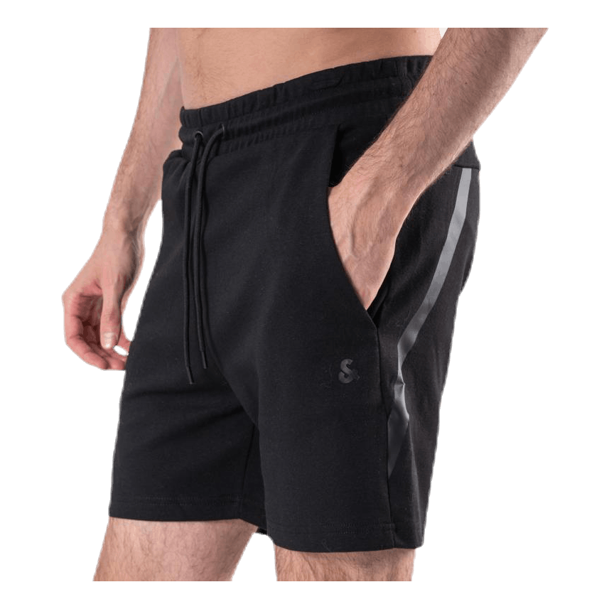 Clean Sweat Shorts  Black