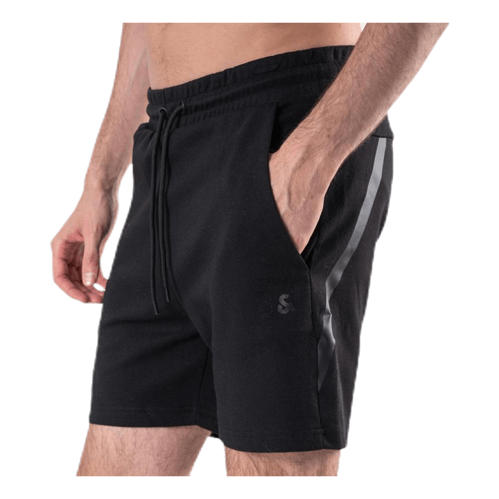 Clean Sweat Shorts  Black