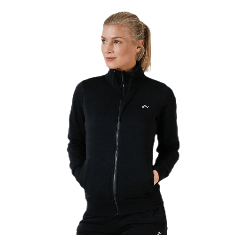 Elina High Neck Sweat Black