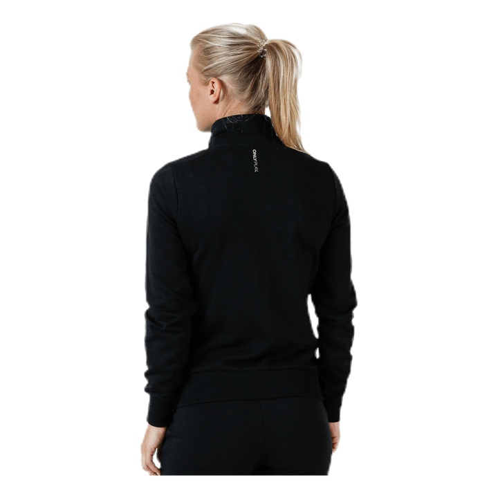 Elina High Neck Sweat Black