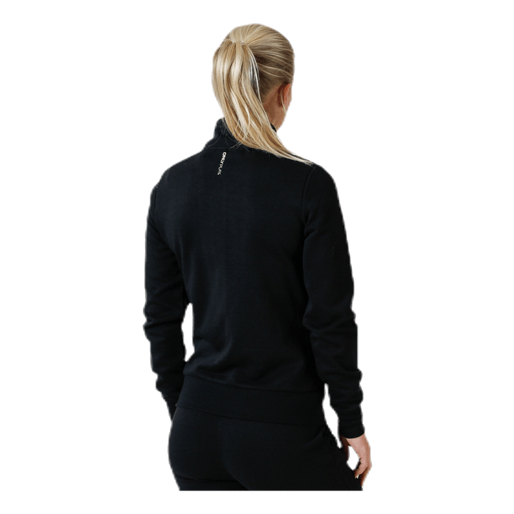 Elina High Neck Sweat Black